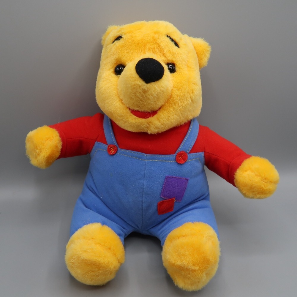 ONE Hug n Wiggle Winnie the Pooh Bear Talking Plush Toy 1997 Mattel